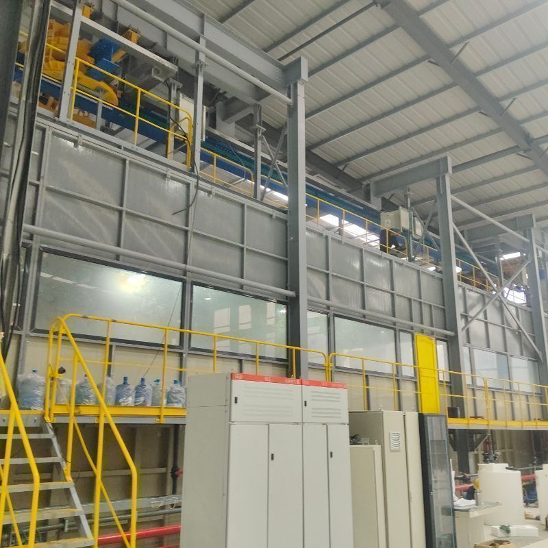 Galvanisierte Produktionslinie