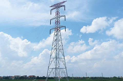 Das Feld des Stromnetzes